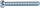 Zylinderschraube 4.8 Schlitz M 4 x 30  DIN 84 verzinkt   VPE 100