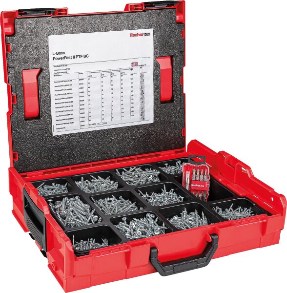 Schraubensortiment, L-Boxx 102, Power-Fast II, PanHead, 1811- teilig