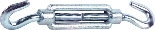 Spannschlossmutter  DIN 1480 M 8    mit 2 Haken verzinkt      1 SET