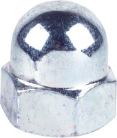 Hutmutter    DIN 1587 M 3   hohe Form verzinkt   VPE 500