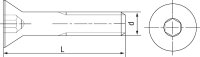 Senkschraube A2   DIN 7991 M 5 x 10 VPE 500