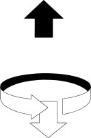 Klemmhebel Kipp mit Außengewinde M 8 x 40