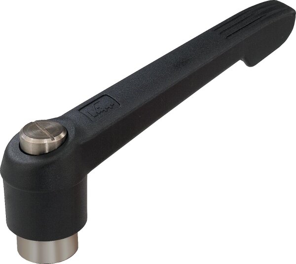 Klemmhebel Kipp mit Innengewinde M 8 Niro / Kunststoffgriff