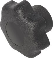 Sterngriff Kipp mit Gewindebuchse Nirosta, M 8, Form K