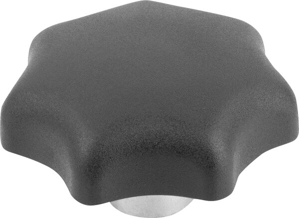 Sterngriff Kipp mit Innengewinde M 10 vorstehende Stahlbuchse,Form K