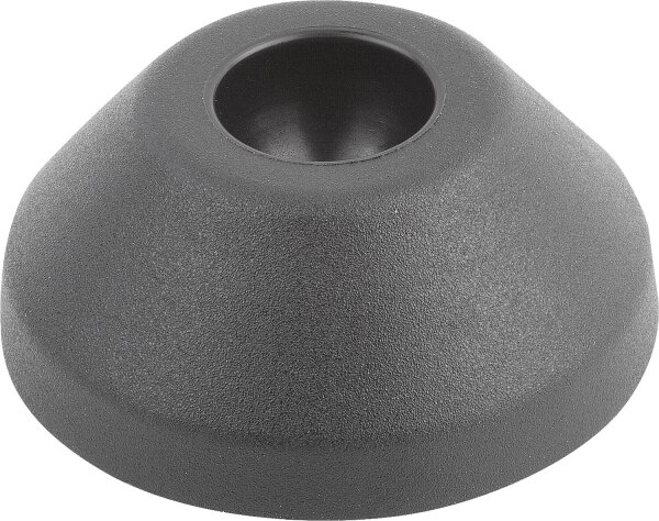 Teller für Gelenkfüße Kipp DRM45 Form B Kunststoff/ Anti-Slip