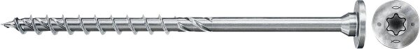 Stufensenkkopfschraube Power-Fast II 6x60, TX30, Teilgewinde, galv. verzinkt blau passiviert VPE 100
