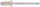 Blindniete Kupfer/Stahl Flachrundkopf Ø 4x10 mm, VPE = 500 Stück