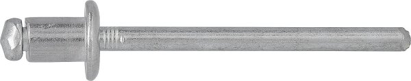 Blindniete Nirosta Standard Flachrundkopf Ø 4x12 mm, VPE = 500 Stück