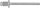 Blindniete Nirosta Standard Flachrundkopf Ø 4x12 mm, VPE = 500 Stück
