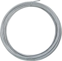 Rundlitzenseile DIN 3055 6 x 7 mit Fasereinlage, Ø...