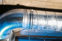 Lüftungsschelle LGS 90, M8/M10, verz. Rohr-ø NW 90