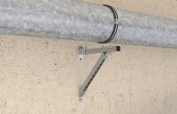 Lüftungsschelle LGS 100, M8/M10, verz. Rohr-ø NW 100