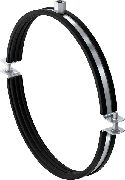 Lüftungsschelle LGS 125, M8/M10, verz. Rohr-ø NW 125
