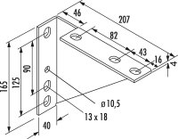 Winkelkonsole WK 207/165