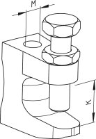 Trägerklammer ø 11 mm