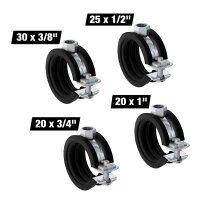 Nachfüllset Gelenkrohrschellen FGRS, einteilig, M8,...