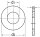 Kotflügelscheibe verzinkt Abm. 4,3 x 15 x 1,25 mm VPE = 100 Stück