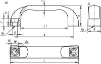 Bügelgriff KIPP Thermoplast PA A = 94 mm 1 Stück