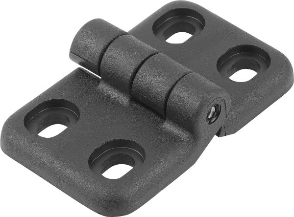 Scharniere, Kunststoff, Langlöcher Achsabstand 40 mm 1 Stück