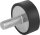 GUMMIPUFFER TYP D 50 x 20 mm, AG M 10 x 28 mm