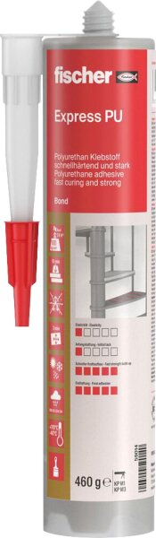 Konstruktionsklebstoff Fischer Express PU beige, 310 ml