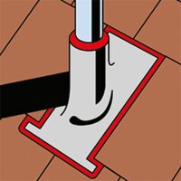 Dachdichtstoff Fischer Roof BI DD schwarz, 310 ml