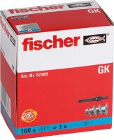 Gipskartondübel GK für Spanplattenschraube Dm 4 - 5 mm VPE 100 Stück