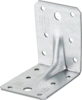 Winkelverbinder mit Rippe 70 mm