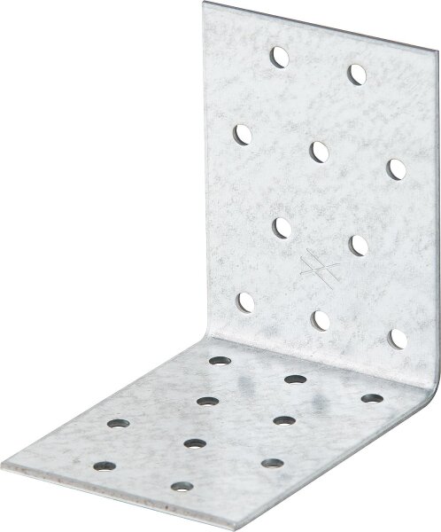 Winkelverbinder aus Lochblech 2,0 mm, 80x80x60 mm