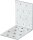 Winkelverbinder aus Lochblech 2,0 mm, 80x80x60 mm