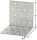 Winkelverbinder aus Lochblech 2,5 mm, 80x80x60 mm