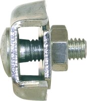 Duplex Seilklemme mit 2 Schrauben, verzinkt, gmaximaler...