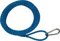 Bau-Aufzugseil, einerseits Öse mit Karabinerhaken,...