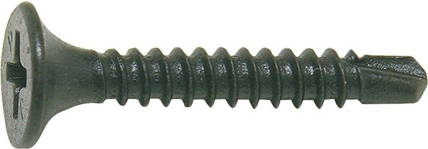 Schnellbauschrauben mit Bohrspitze (Trompetenkopf H) 3,5 x 25 mm    VPE 1000 Stück