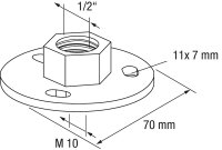 Grundplatte GPR 1/2"