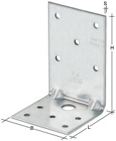 Winkelverbinder 6090 90 x 60 x 2,5 x 60 mm feuerverzinkt...