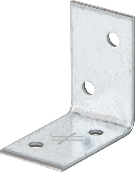 Winkelverbinder aus Lochblechen 2,0mm 40 x 40 x 2,0 x 20 mm feuerverzinkt (tzn)
