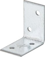 Winkelverbinder aus Lochblechen 2,0mm 40 x 40 x 2,0 x 25...