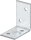 Winkelverbinder aus Lochblechen 2,0mm 40 x 40 x 2,0 x 20 mm feuerverzinkt (tzn)
