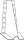 Knaggen 130 125 x 125 x 2,0 x 80 mm feuerverzinkt (tzn)