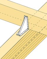 Knaggen 170 160 x 160 x 2,0 x 95 mm feuerverzinkt (tzn)