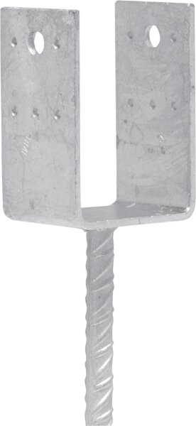 Stützenschuhe D D120 x 90 mit Rippenstab 20 mm feuerverzinkt (tzn)