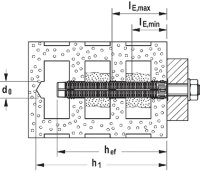 Ankerhülsen FIS H 12x50 K VPE 50