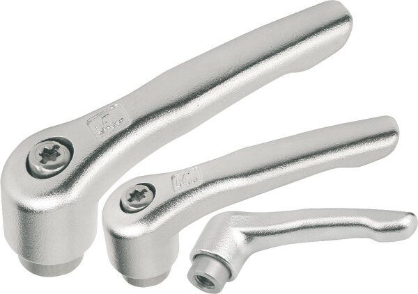 Klemmhebel Kipp mit Innengewinde M 5 Nirosta