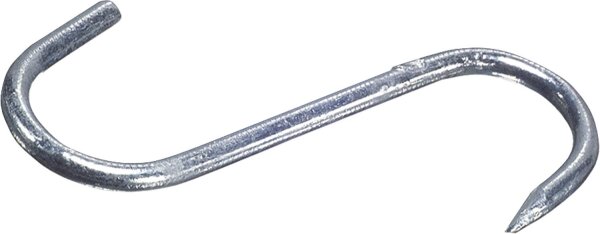 S-Haken,1 Spitze, galv.verzinkt, 4,4x100  VPE 20 Stück