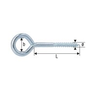 Gerüstschrauben verz. 7,8x80 VPE 25 Stück