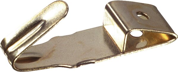 Bilderhaken vermessingt mit Stiften d=2 mm VPE =12 Stück