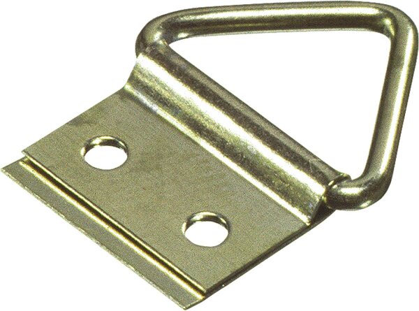 Bilderklappösen m. Stiften vermessingt  d=1 VPE 15 Stück