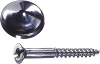 Spiegelschrauben MS-Kopf L= 20 mm VPE 4 Stück